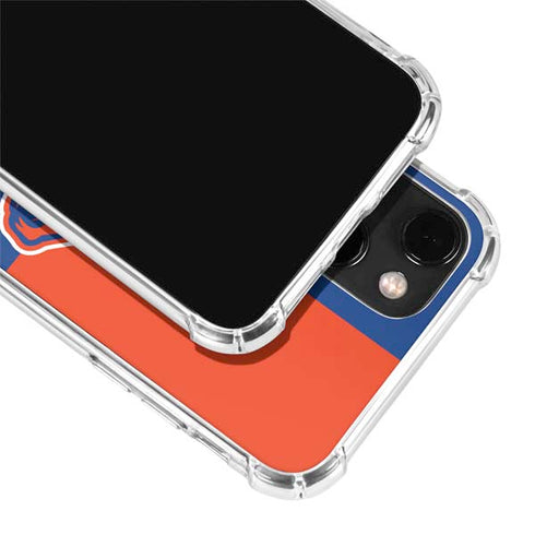 Boise State University Broncos Checkered iPhone 14 Clear Case